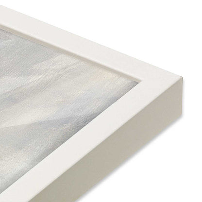 [Color:Opaque White], Picture of art in a Opaque White frame at an angle