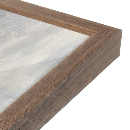 [Color:Walnut], Picture of art in a Walnut frame at an angle
