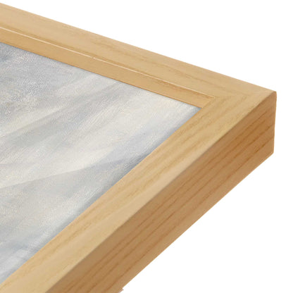 [Color:American Maple], Picture of art in a American Maple frame at an angle