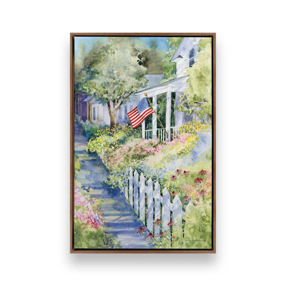 [Color:Walnut], Picture of art in a Walnut frame