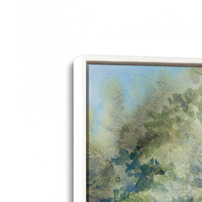 [Color:Opaque White], Picture of art in a White frame at an angle