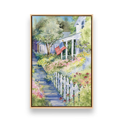 [Color:American Maple], Picture of art in a American Maple frame
