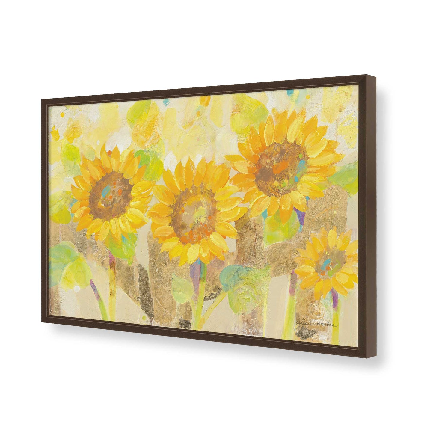 [Color:Belvinder Brown], Picture of art in a Belvinder Brown frame of the corner