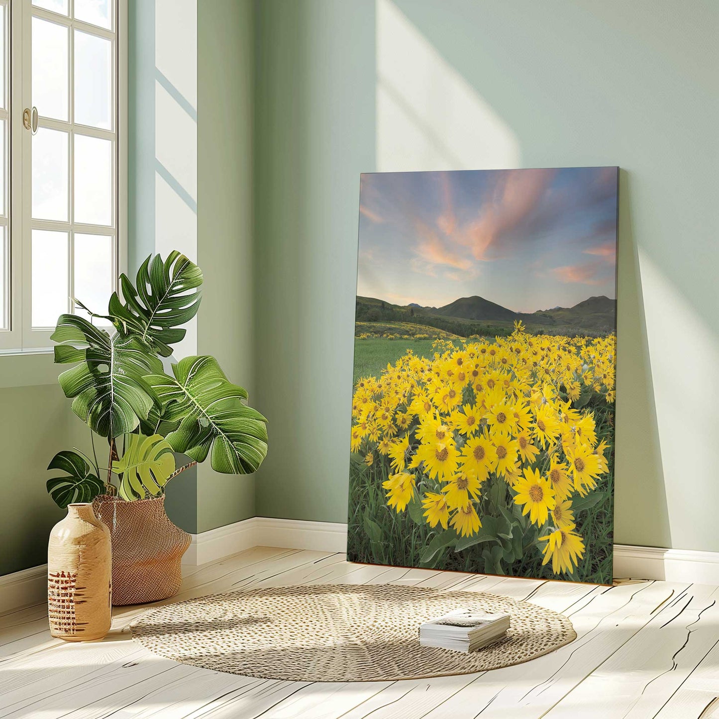 Picture of art in a room