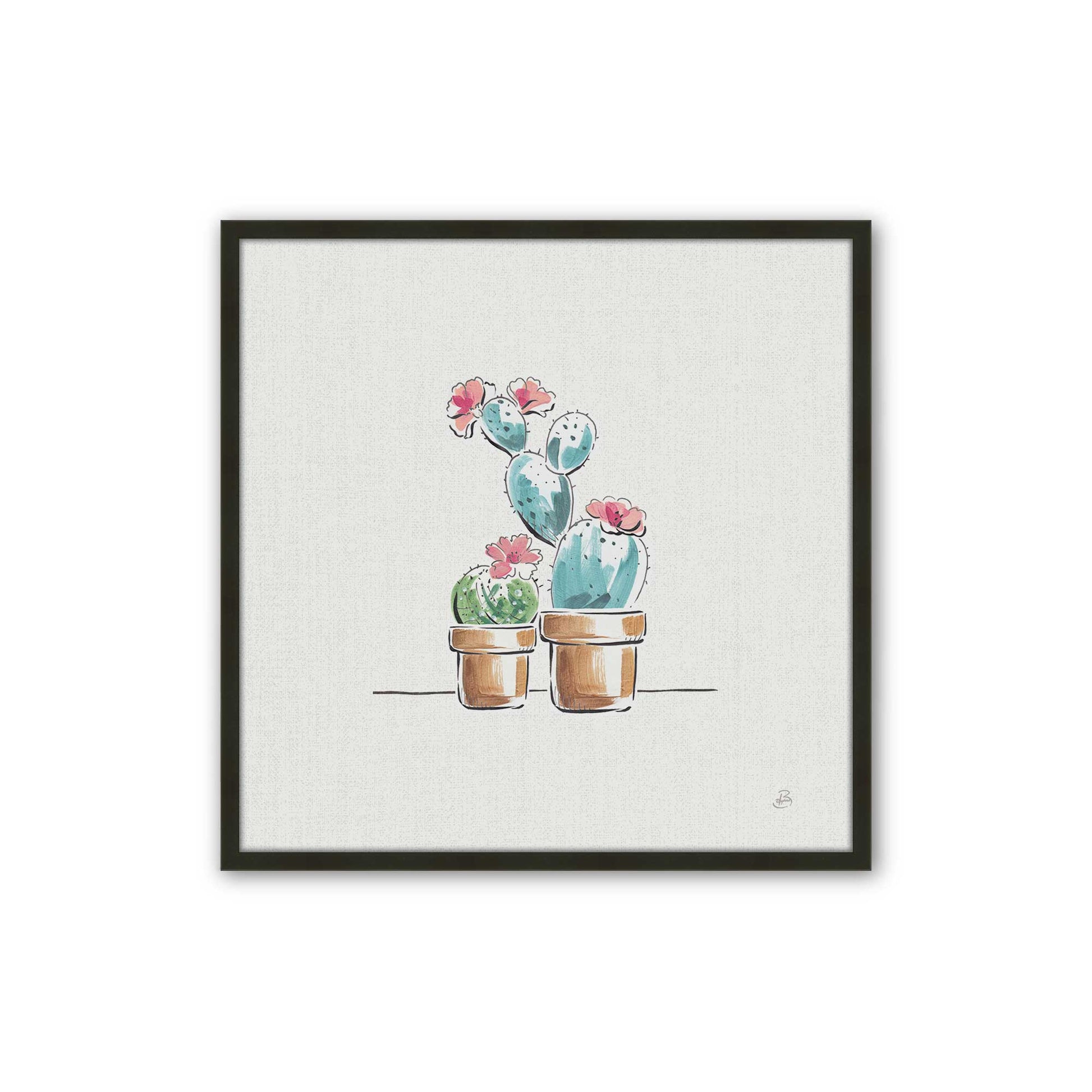 [Color:Satin Black], Picture of art in a Satin Black frame