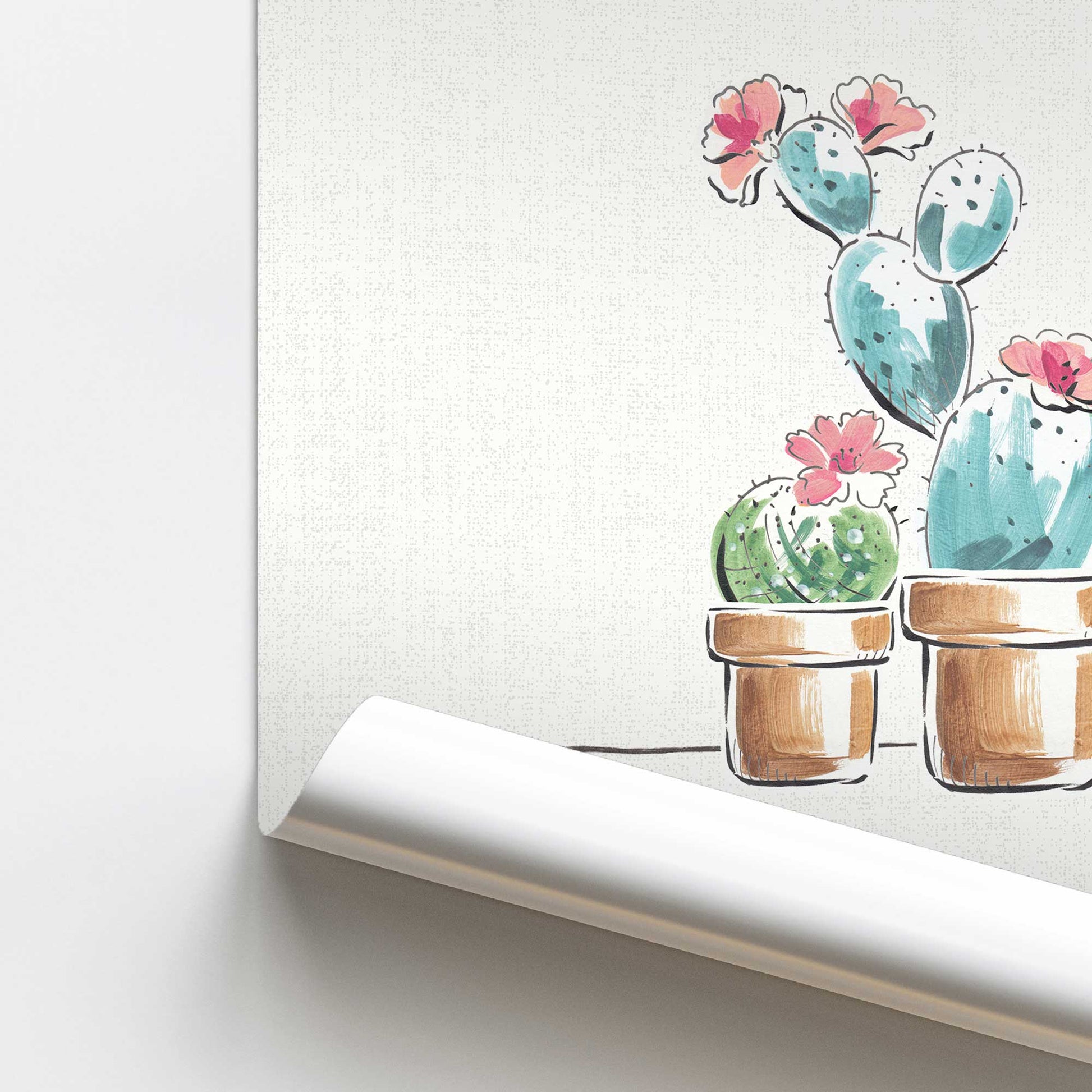 [Color:Rolled Print], Picture of close up of art