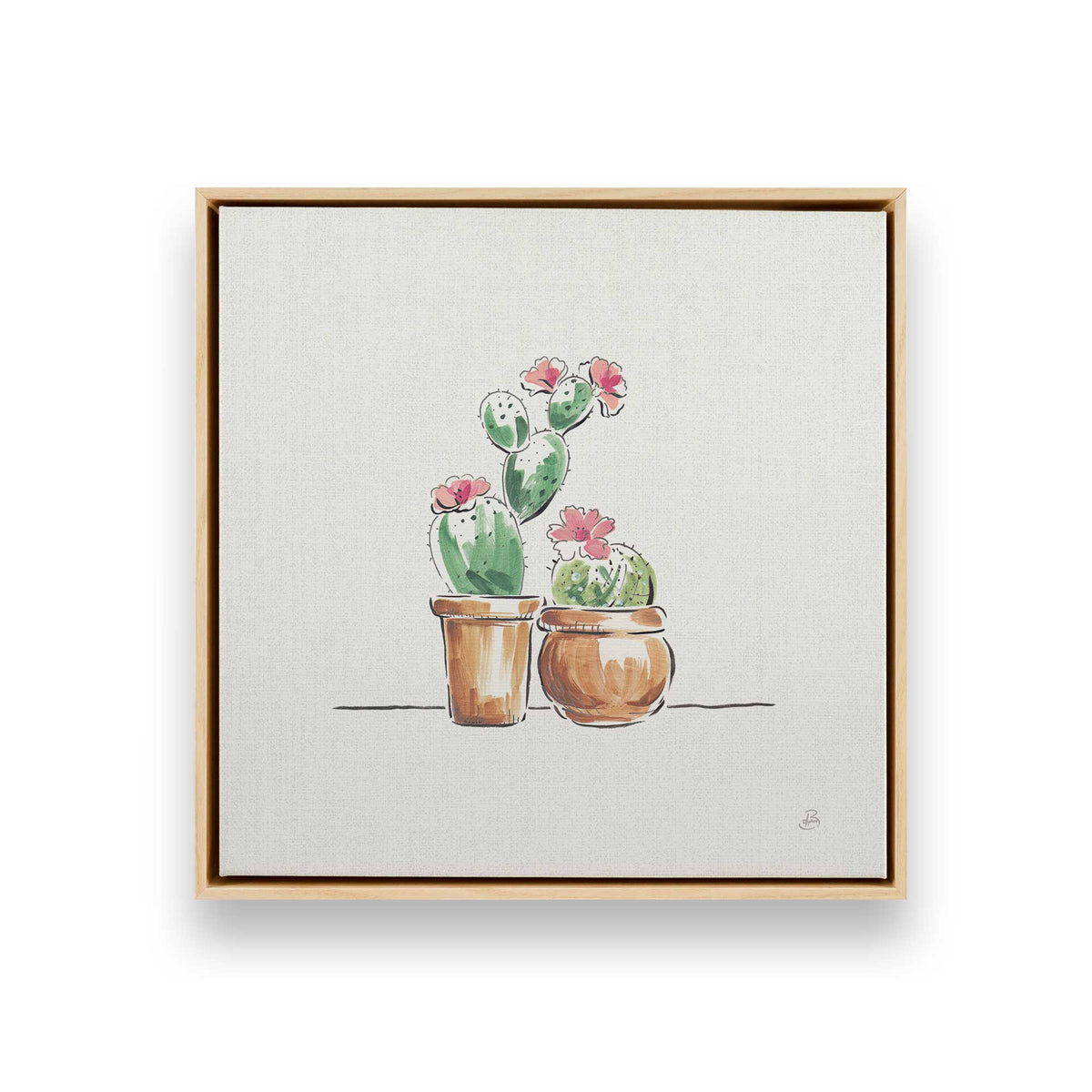 [Color:American Maple], Picture of art in a American Maple frame