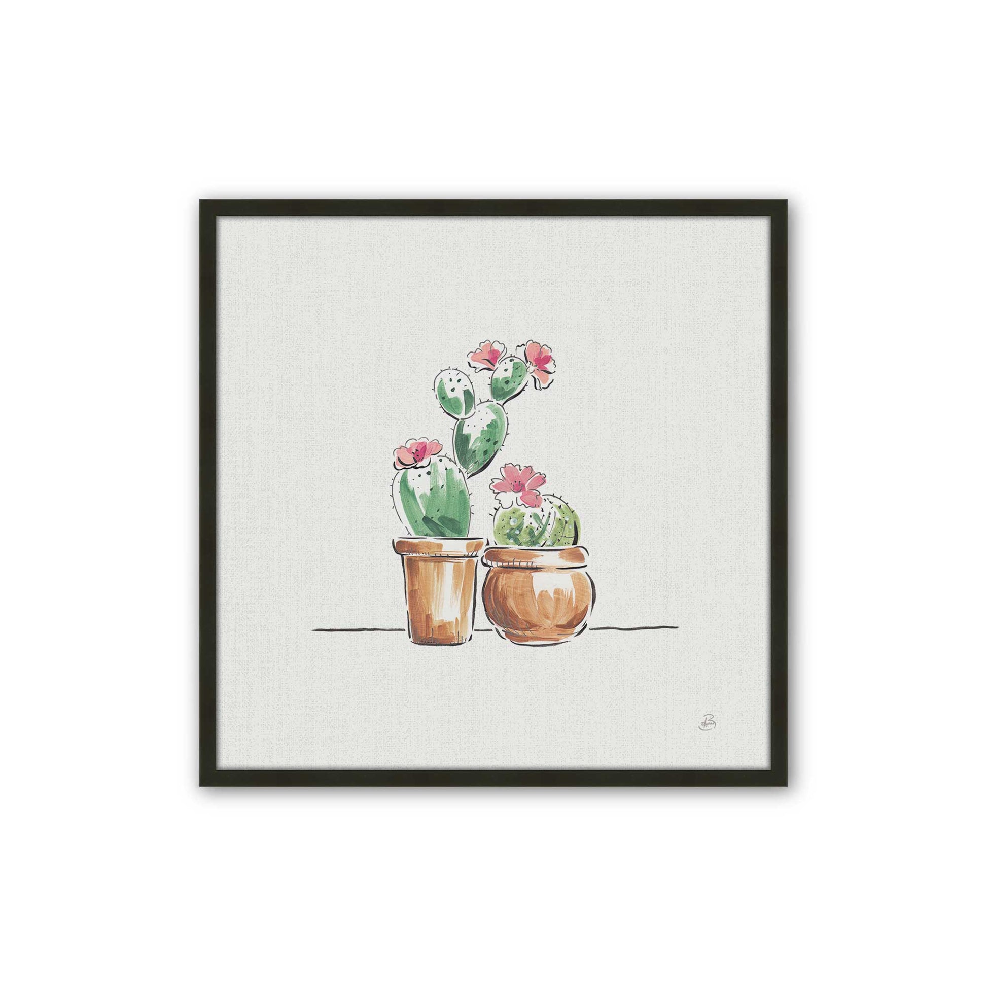 [Color:Satin Black], Picture of art in a Satin Black frame