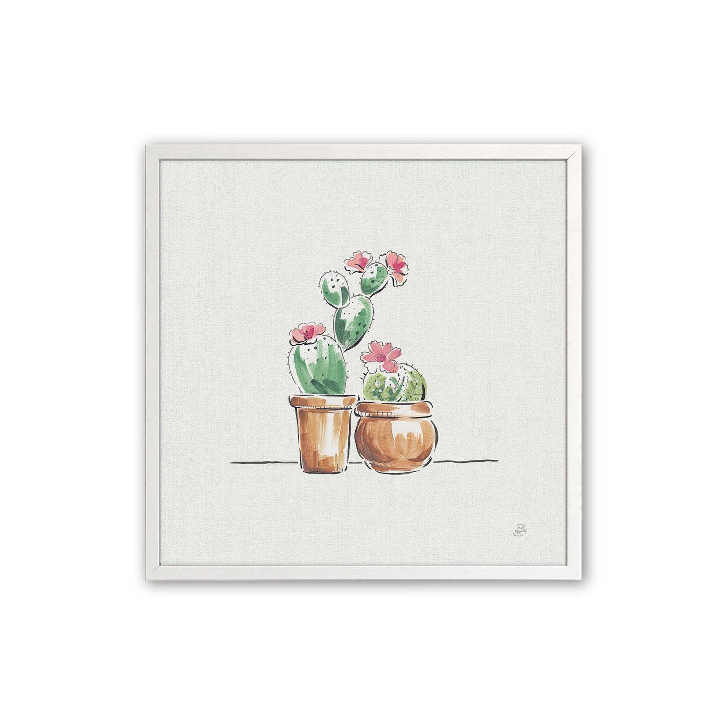 [Color:Opaque White], Picture of art in a Opaque White frame