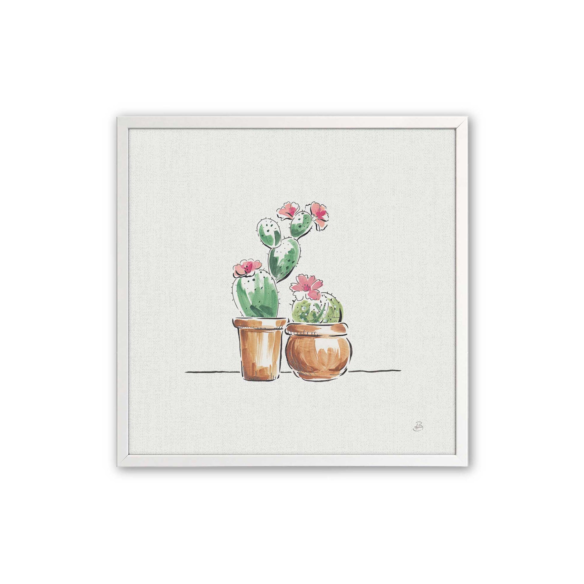 [Color:Opaque White], Picture of art in a Opaque White frame