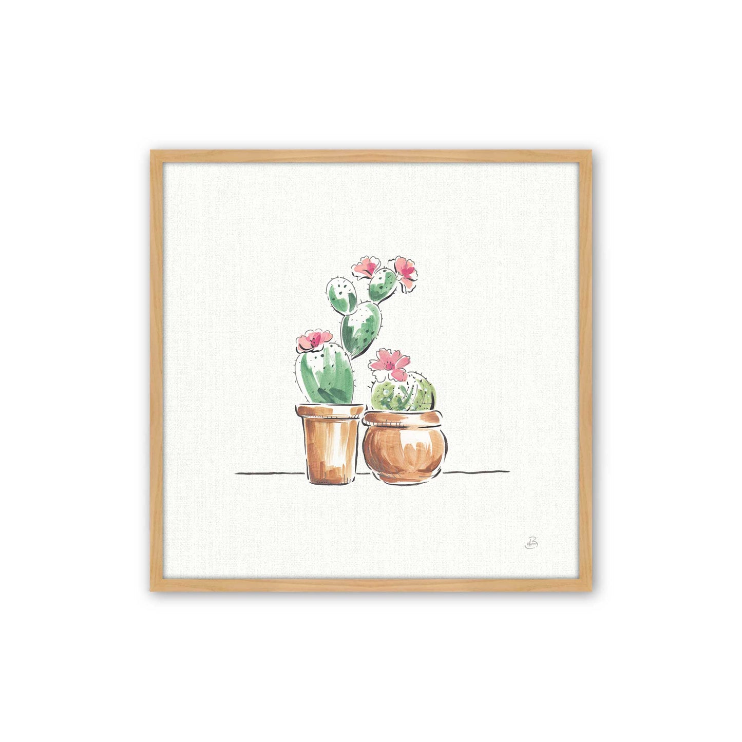 [Color:American Maple], Picture of art in a American Maple frame