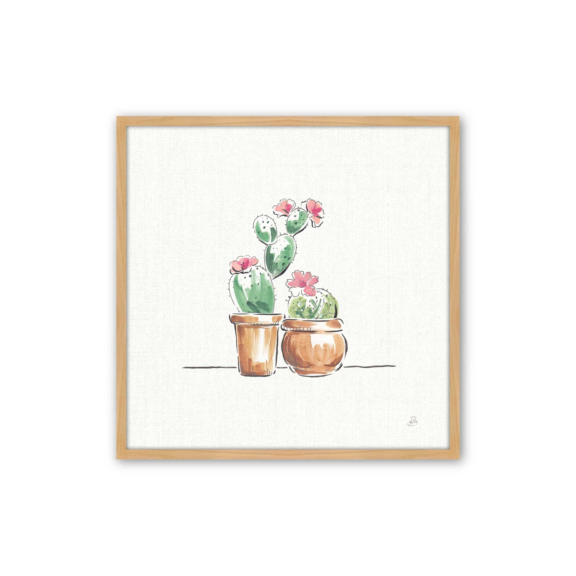 [Color:American Maple], Picture of art in a American Maple frame