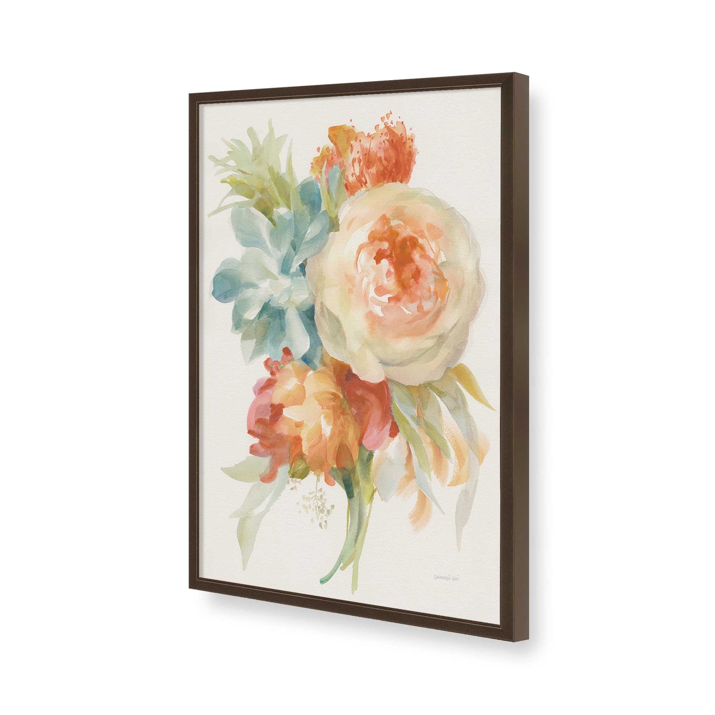 [Color:Belvinder Brown], Picture of art in a Belvinder Brown frame of the corner
