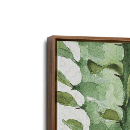 [Color:Walnut], Picture of art in a Walnut frame at an angle