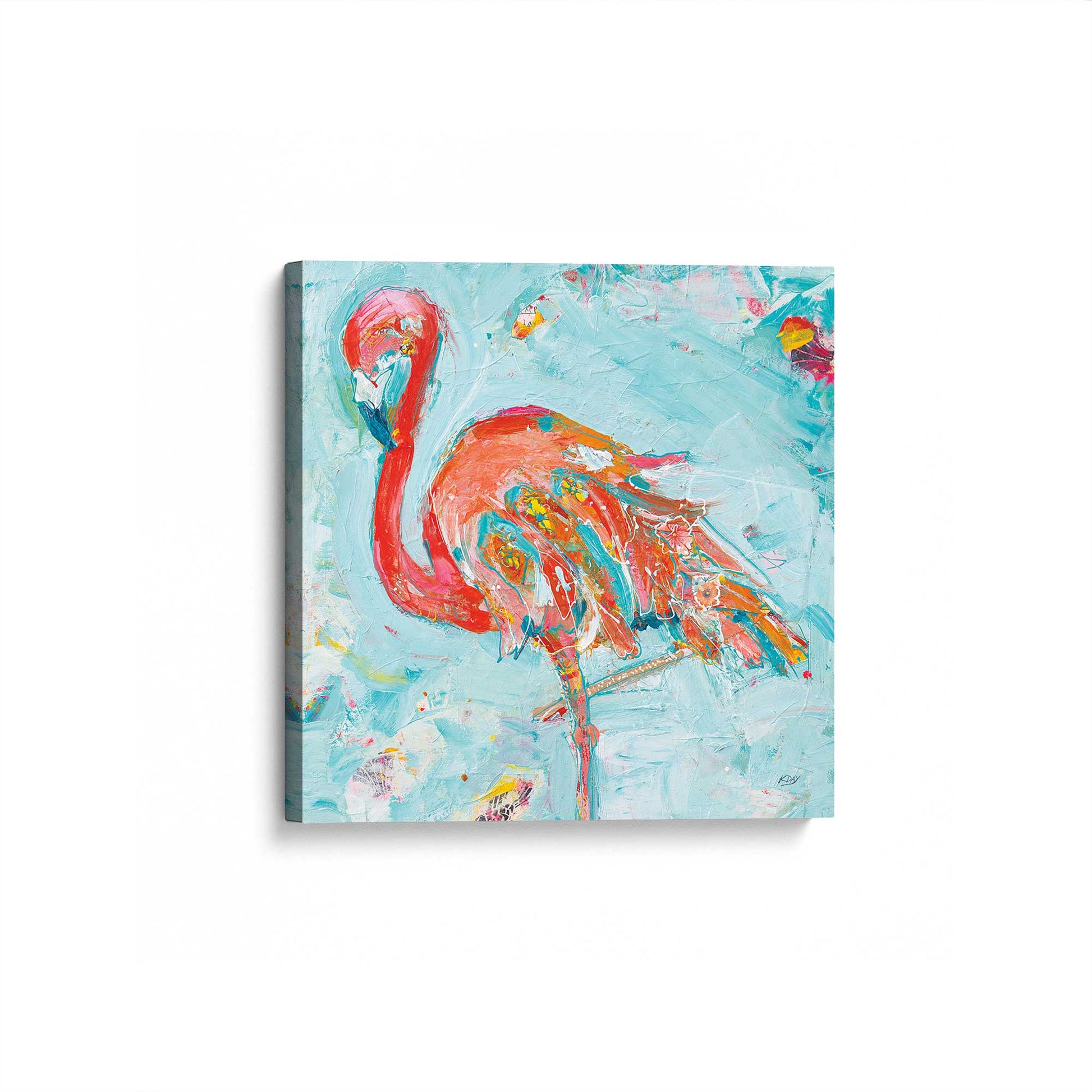 [Color:Stretched Canvas], Picture of art at an angle