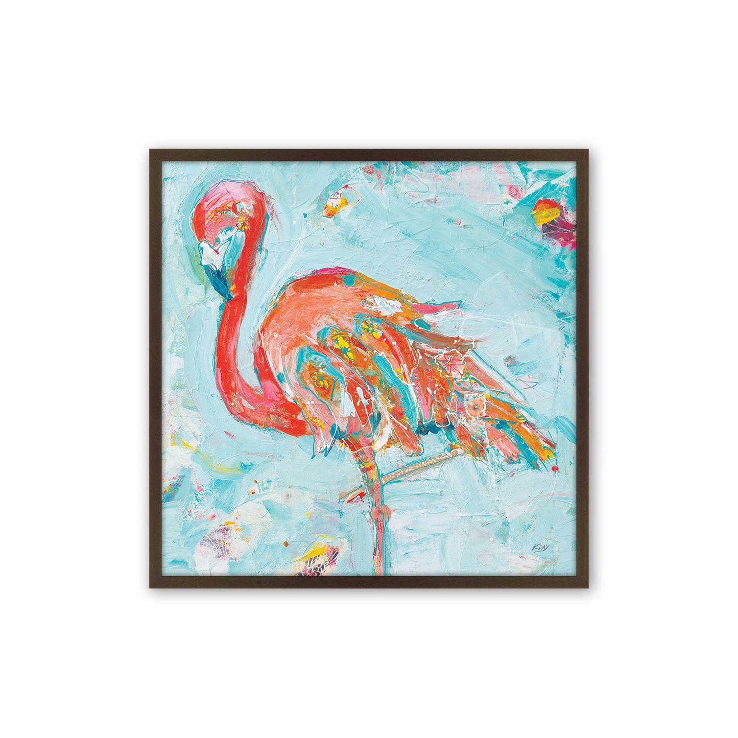 [Color:Espresso], Picture of art in a Espresso frame