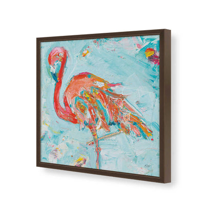 [Color:Espresso], Picture of art in a Espresso frame of the corner