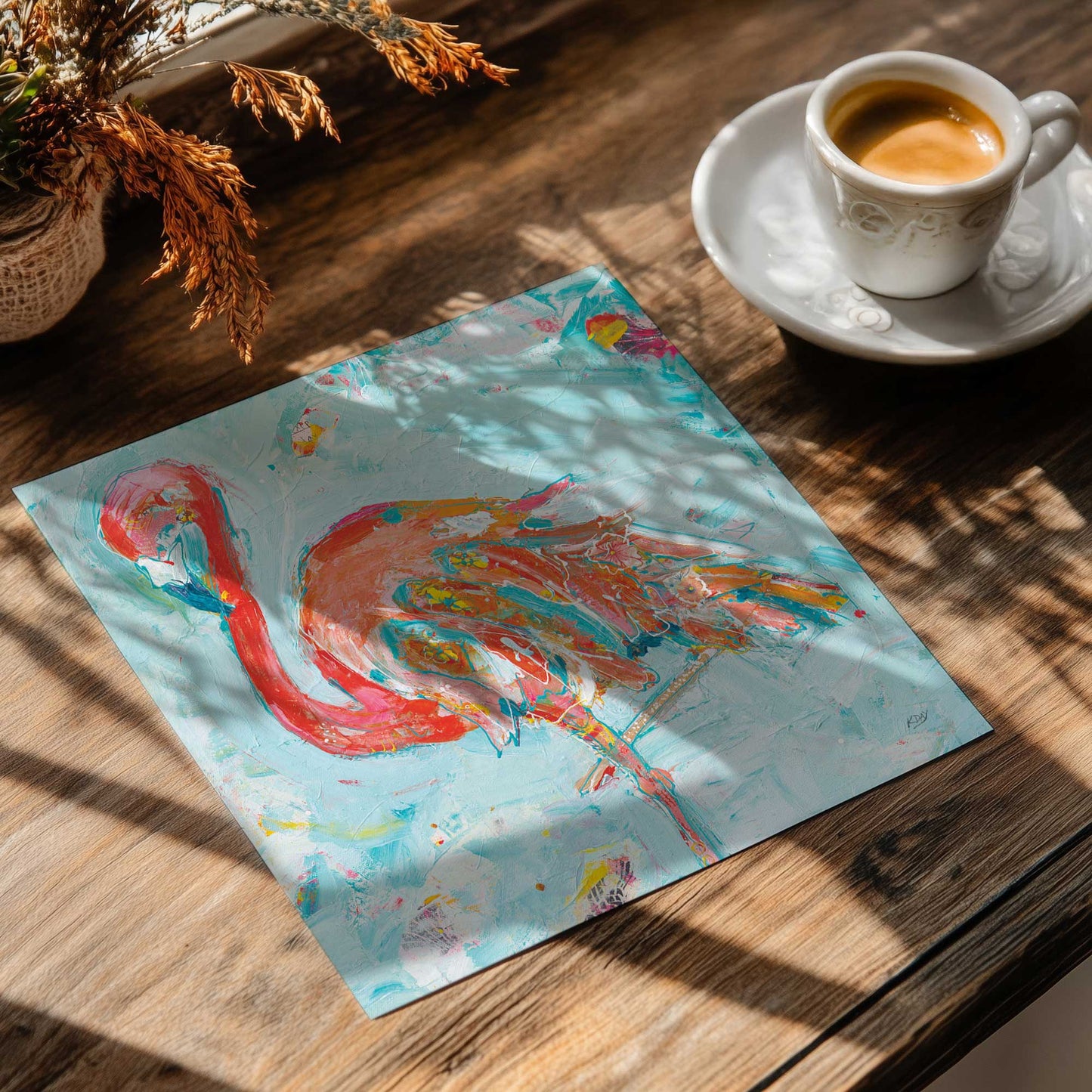 [Color:Rolled Print], Picture of close up of art
