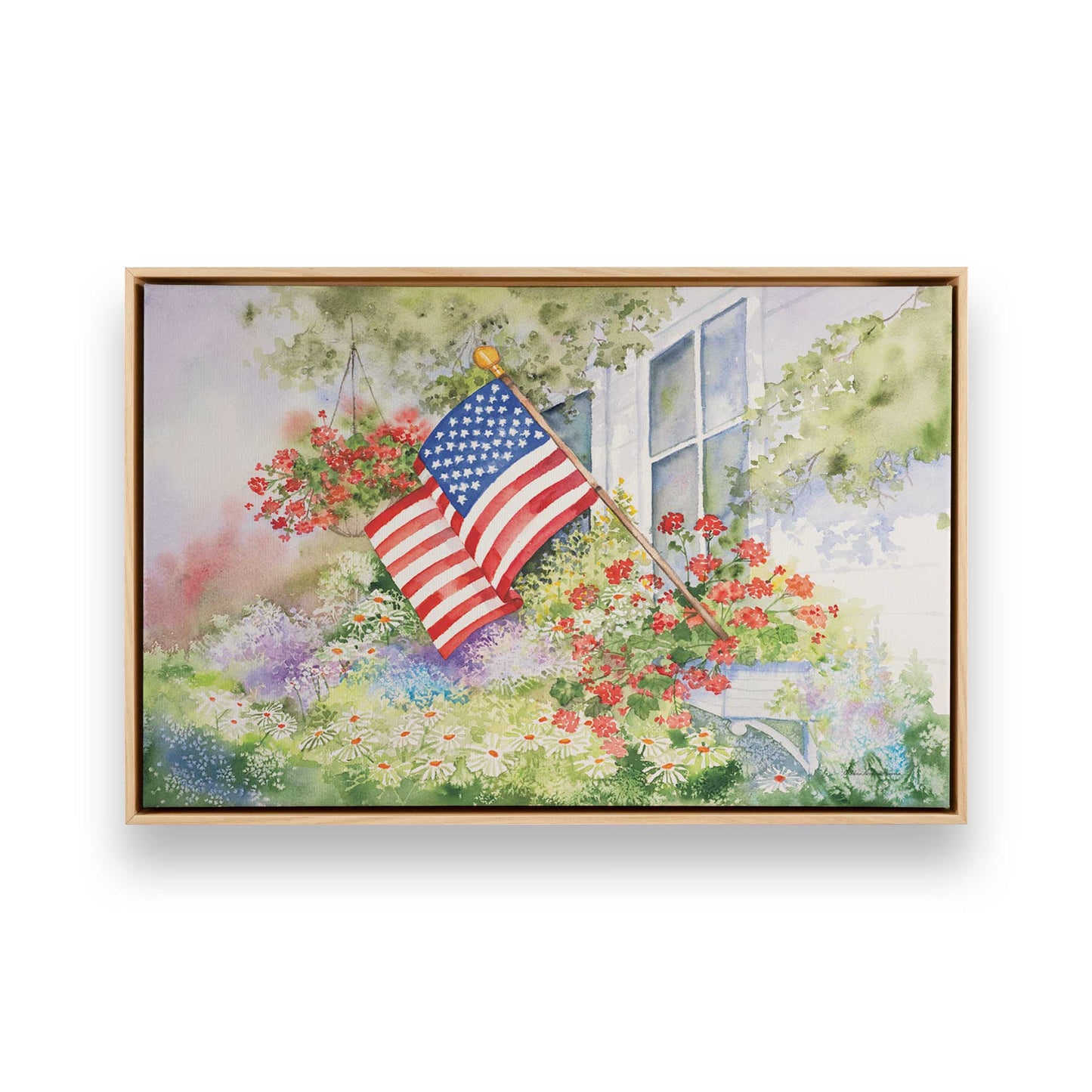 [Color:American Maple], Picture of art in a American Maple frame