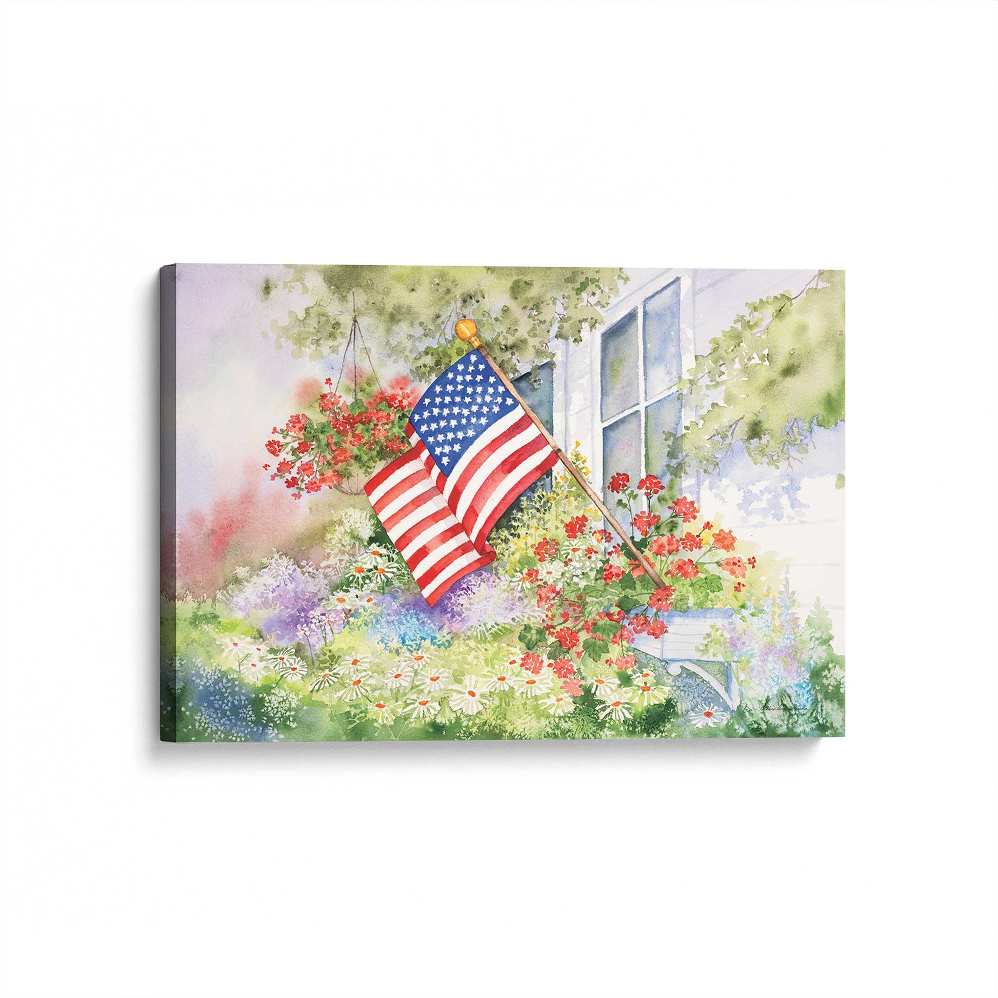 [Color:Stretched Canvas], Picture of art at an angle