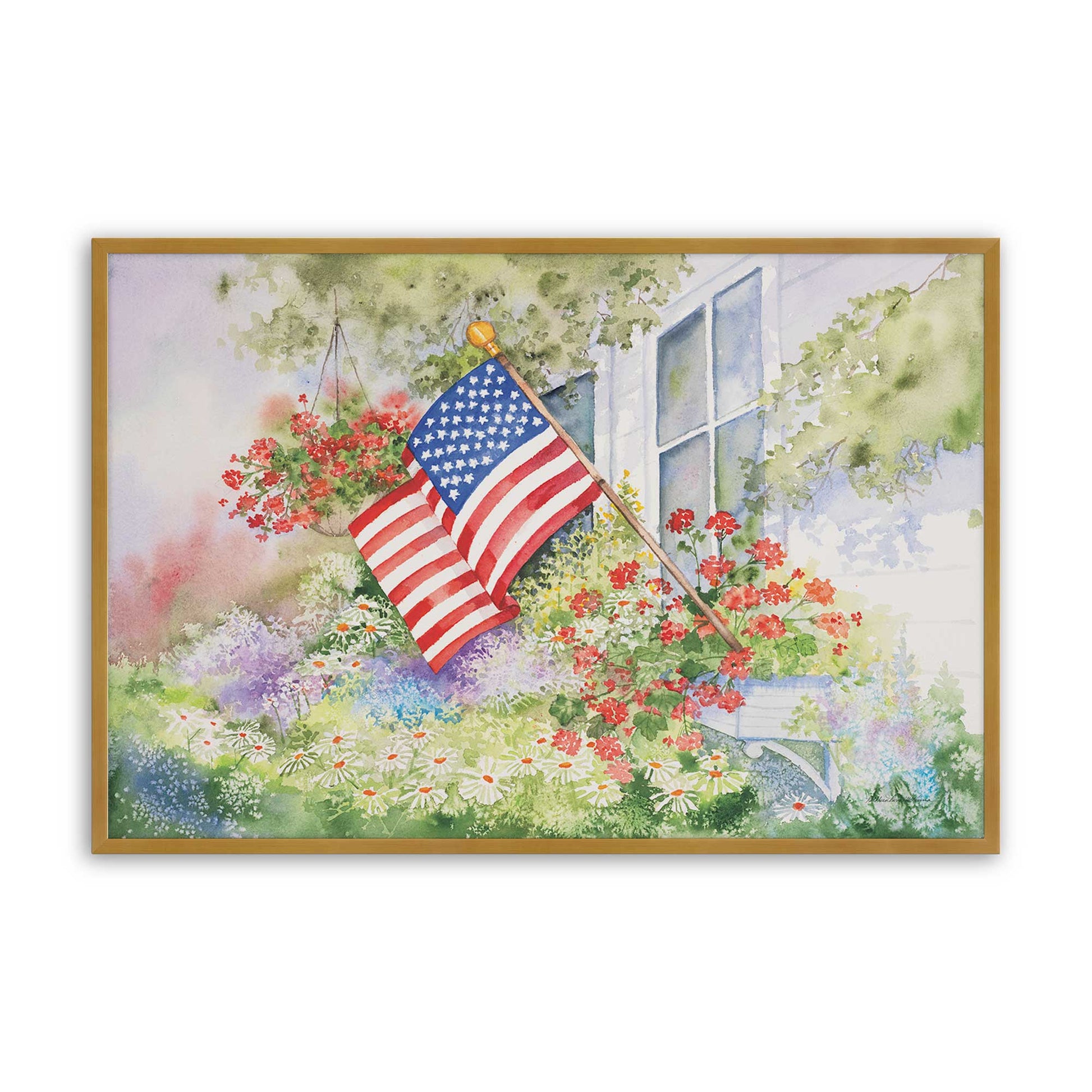 [Color:Polished Gold], Picture of art in a Polished Gold frame