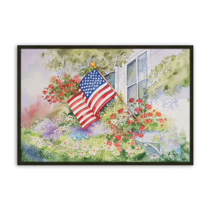 [Color:Satin Black], Picture of art in a Satin Black frame