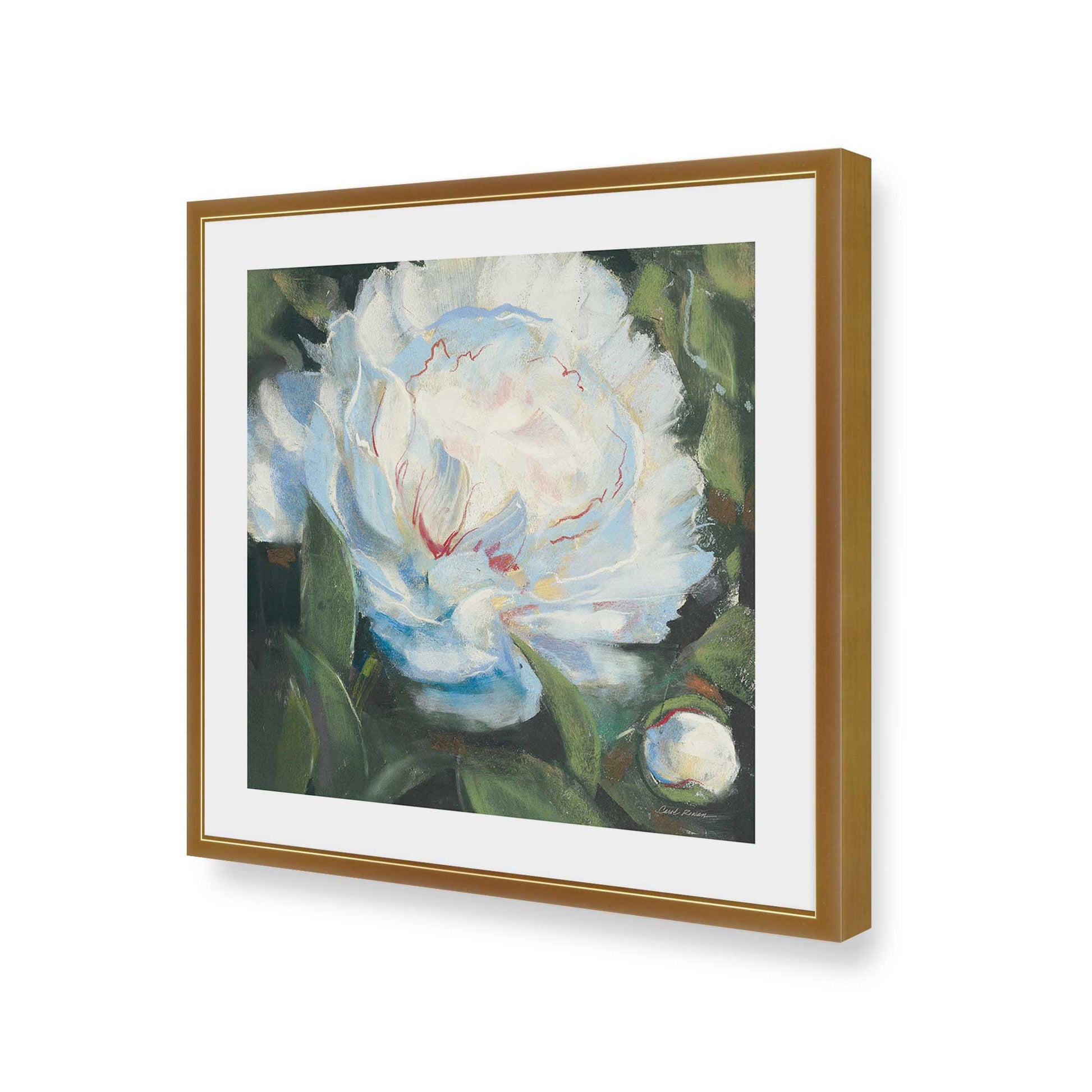 [Color:Polished Gold], Picture of art in a Polished Gold frame of the corner