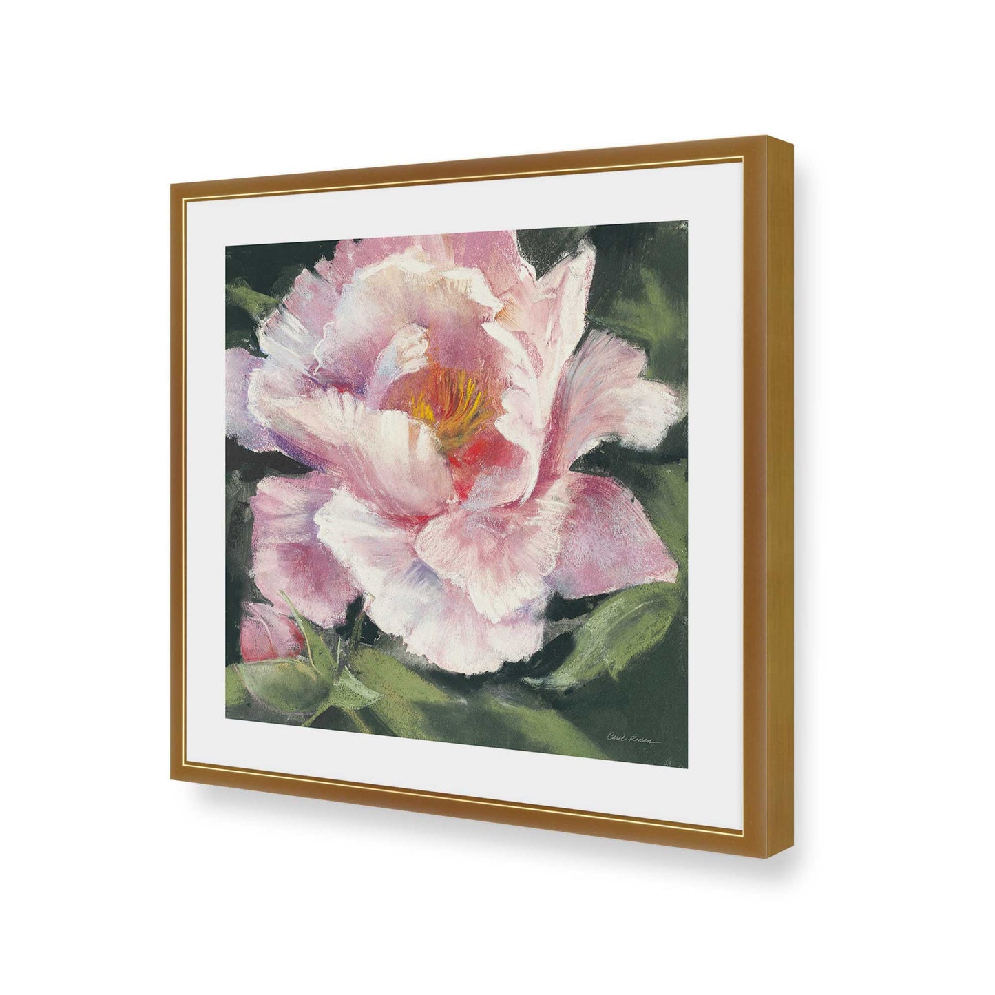 [Color:Polished Gold], Picture of art in a Polished Gold frame of the corner