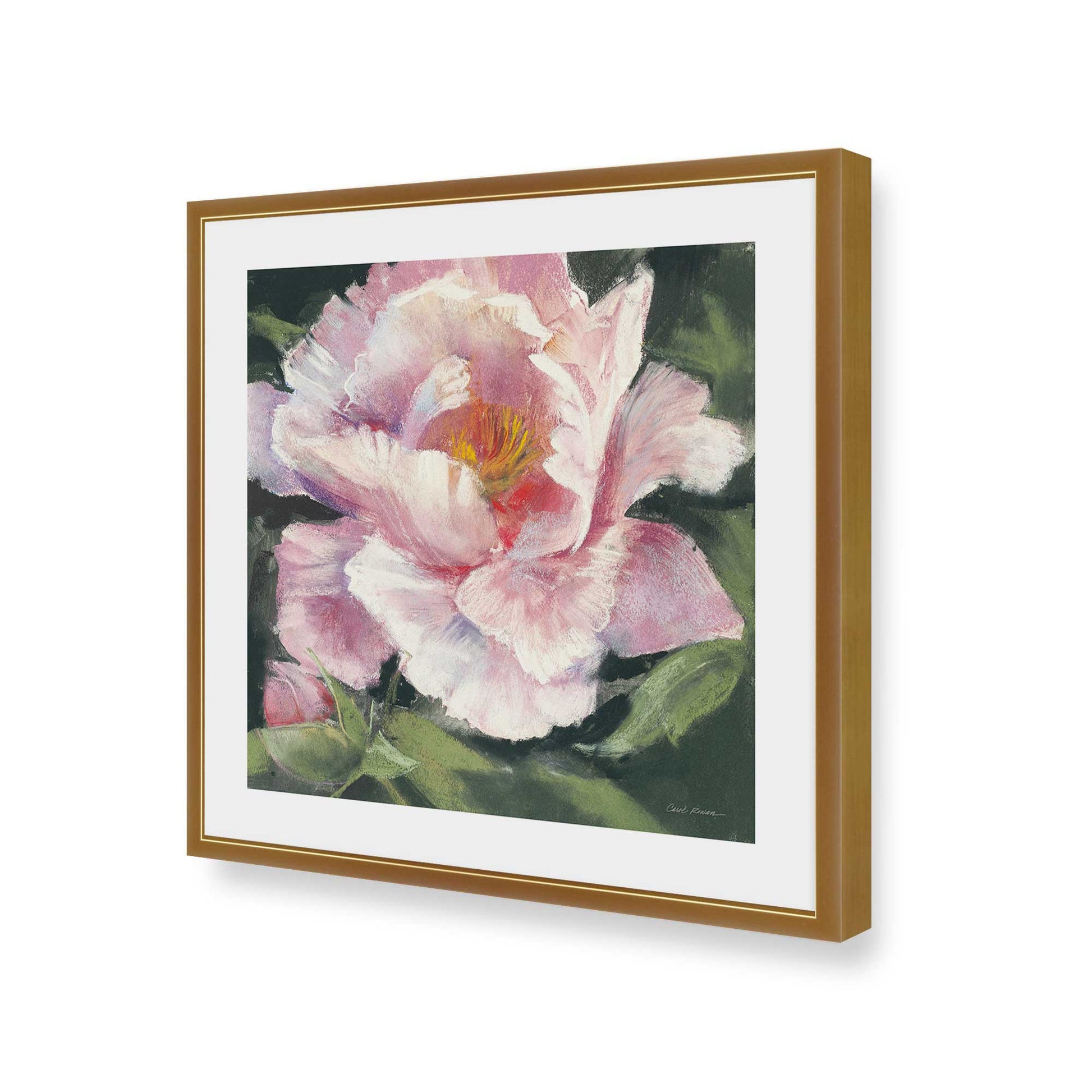[Color:Polished Gold], Picture of art in a Polished Gold frame of the corner
