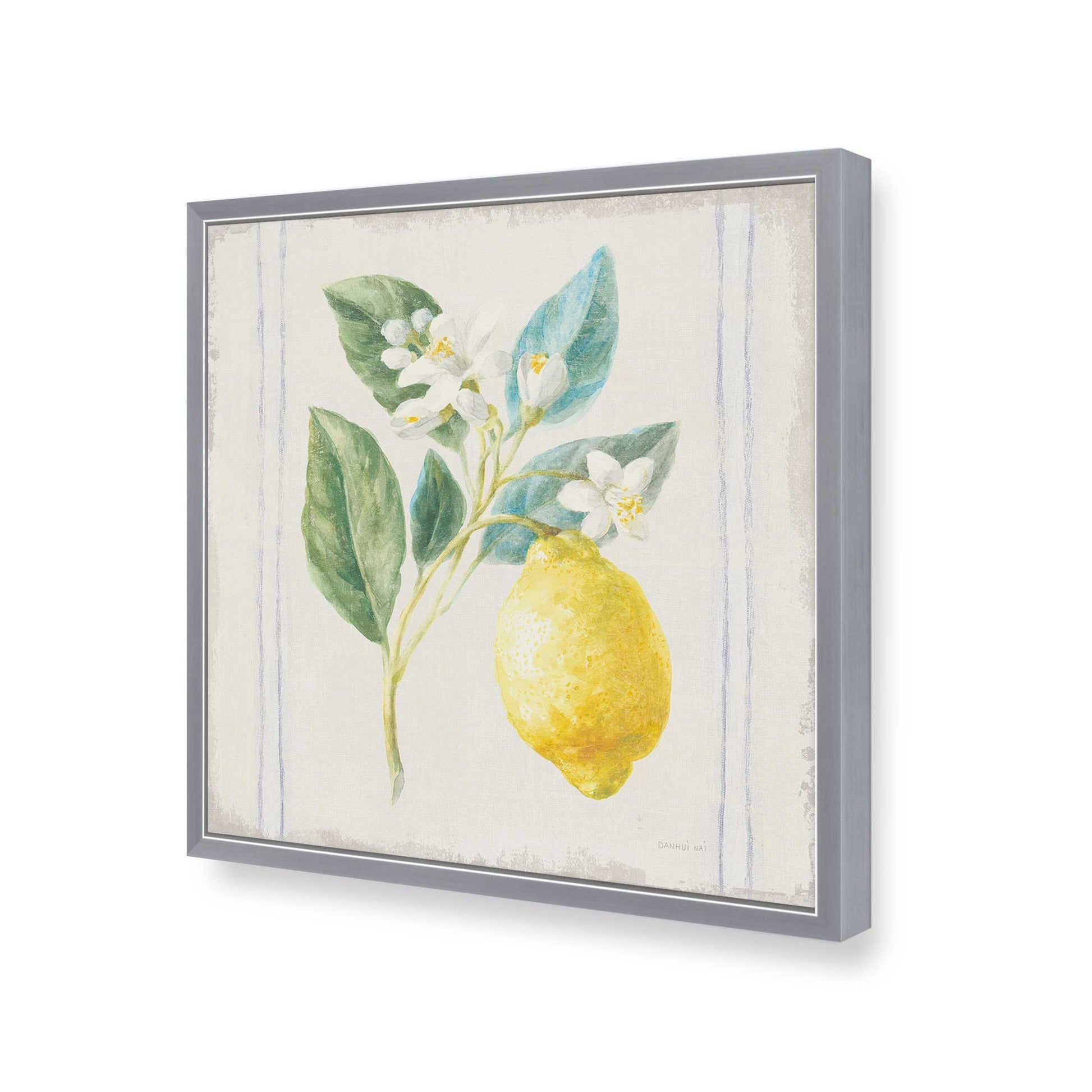 [Color:Polished Chrome], Picture of art in a Polished Chrome frame of the corner