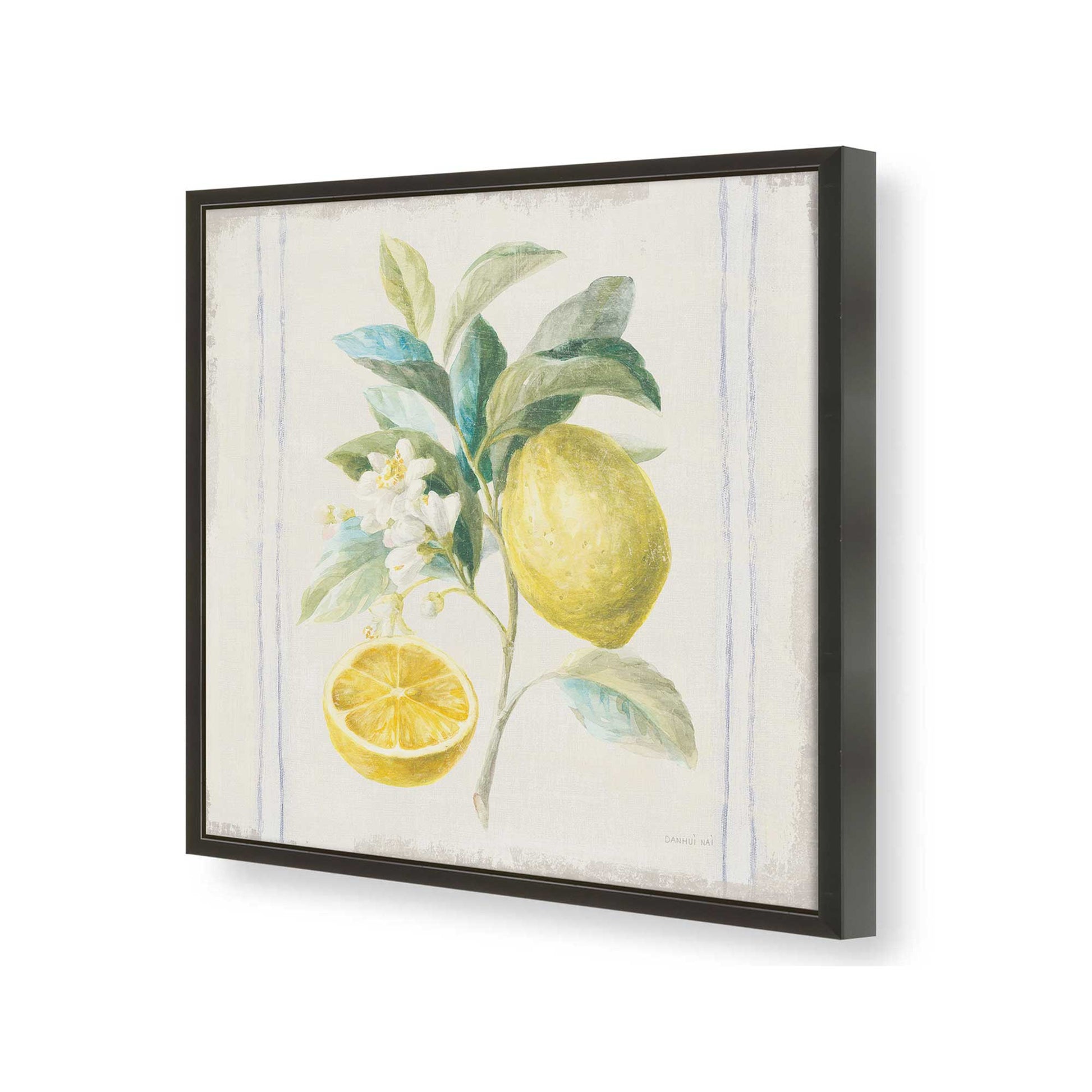 [Color:Satin Black], Picture of art in a Satin Black frame of the corner