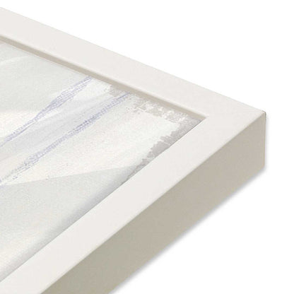 [Color:Opaque White], Picture of art in a Opaque White frame at an angle