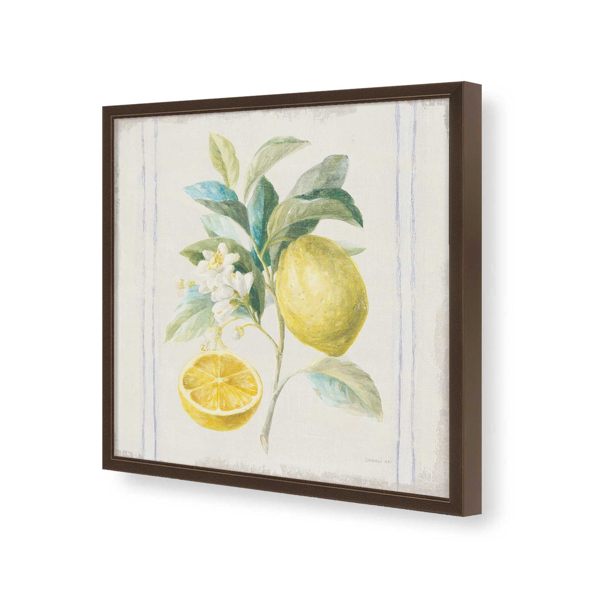 [Color:Espresso], Picture of art in a Espresso frame of the corner
