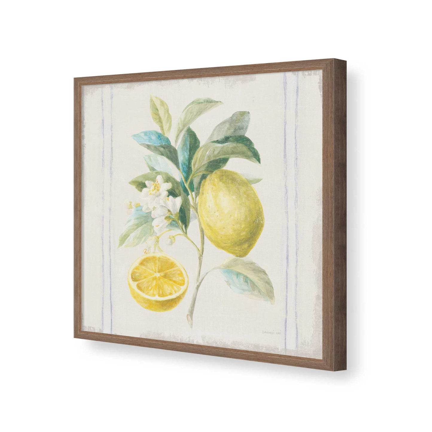 [Color:Walnut], Picture of art in a Walnut frame of the corner