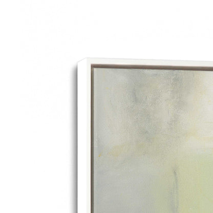[Color:Opaque White], Picture of art in a White frame at an angle