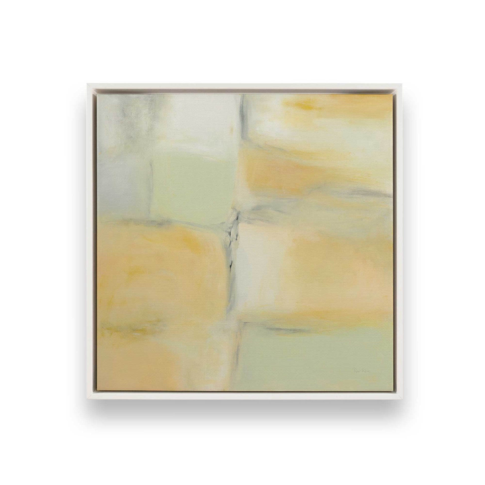 [Color:Opaque White], Picture of art in a White frame