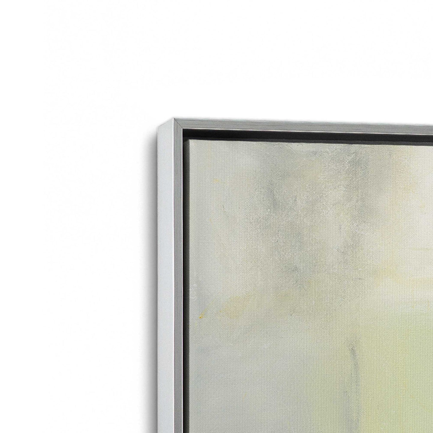 [Color:Polished Chrome], Picture of art in a Polished Chrome frame at an angle