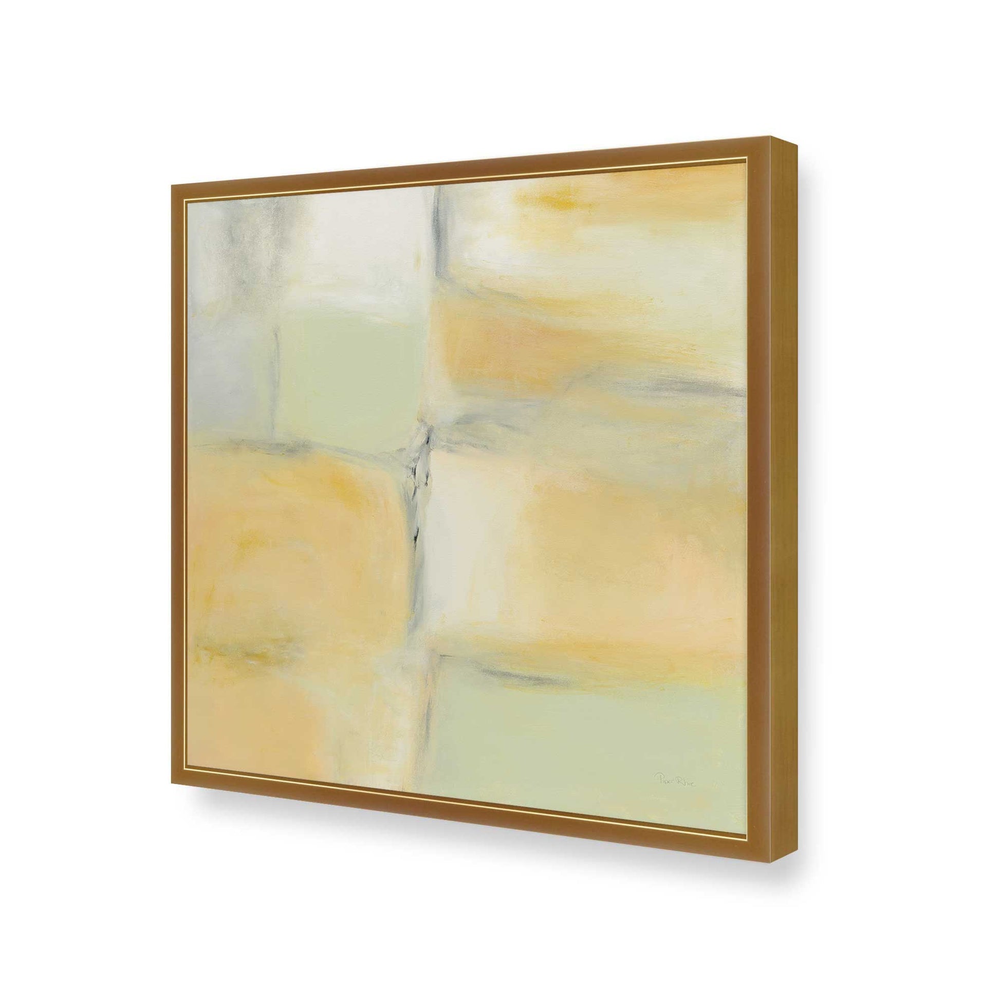 [Color:Polished Gold], Picture of art in a Polished Gold frame of the corner
