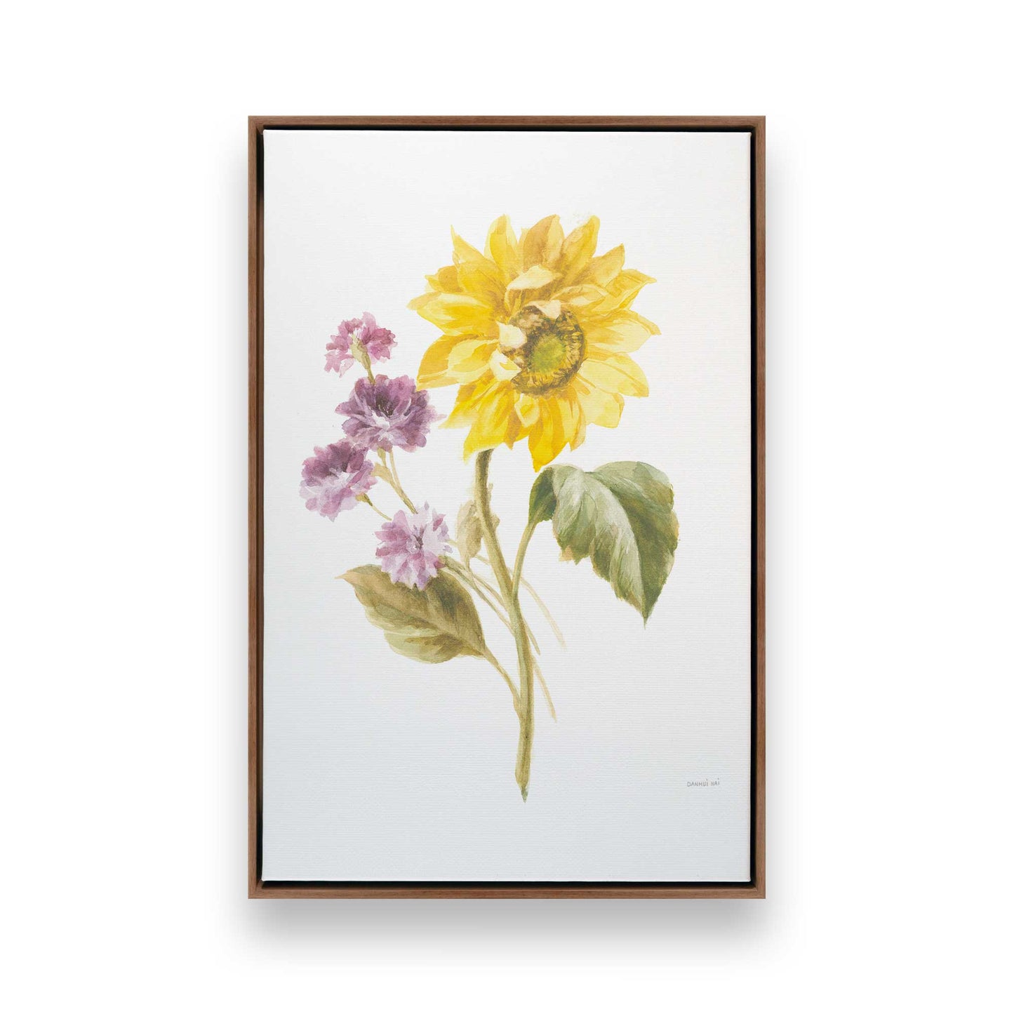[Color:Walnut], Picture of art in a Walnut frame