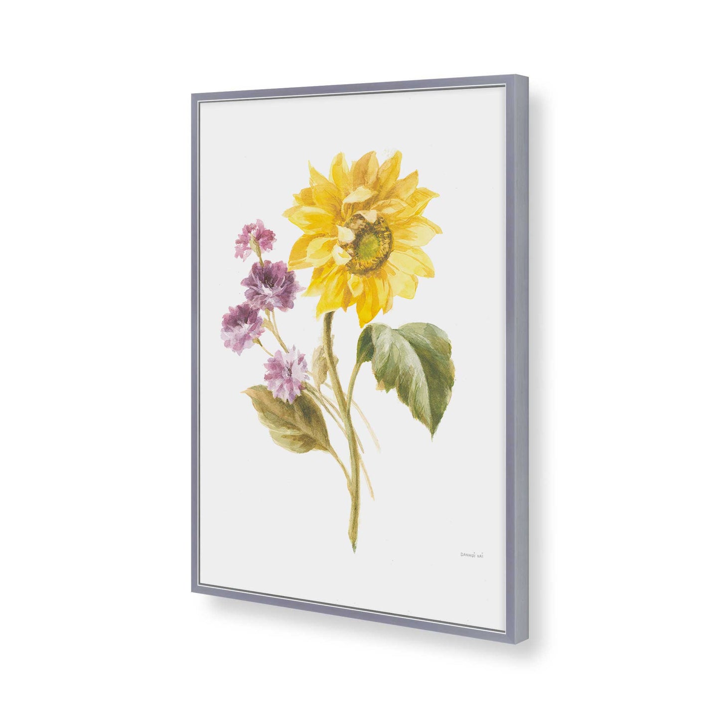 [Color:Polished Chrome], Picture of art in a Polished Chrome frame of the corner