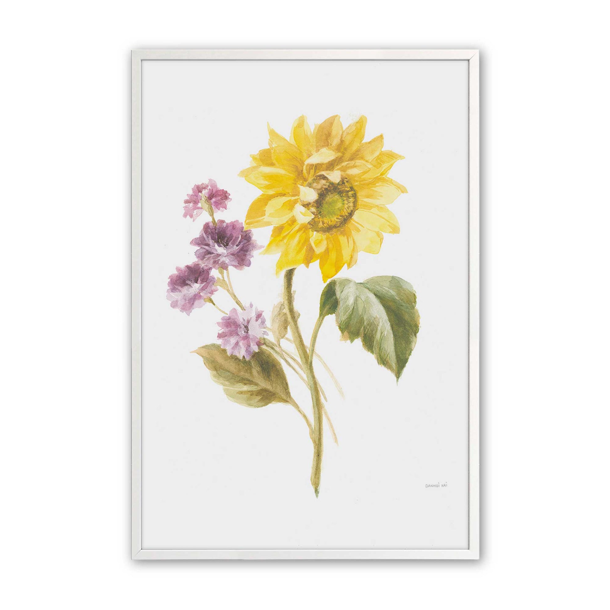 [Color:Opaque White], Picture of art in a Opaque White frame