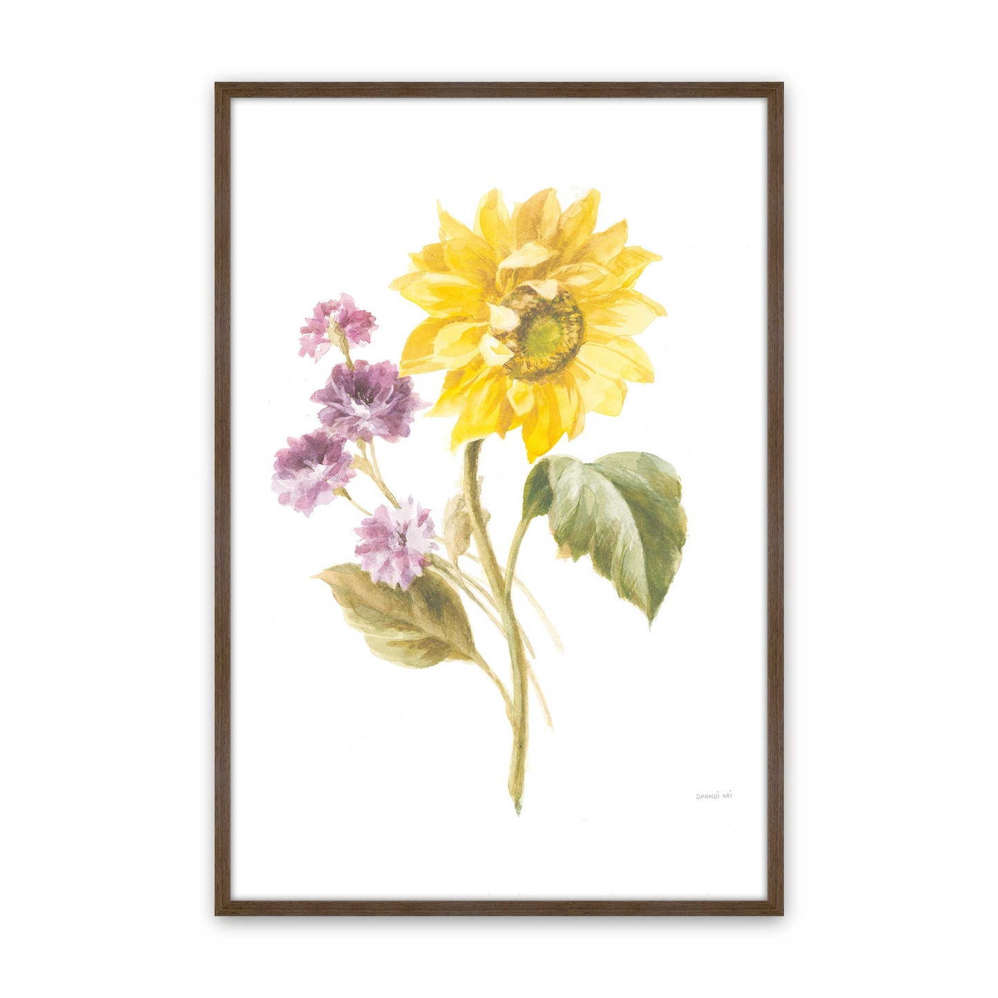 [Color:Walnut], Picture of art in a Walnut frame