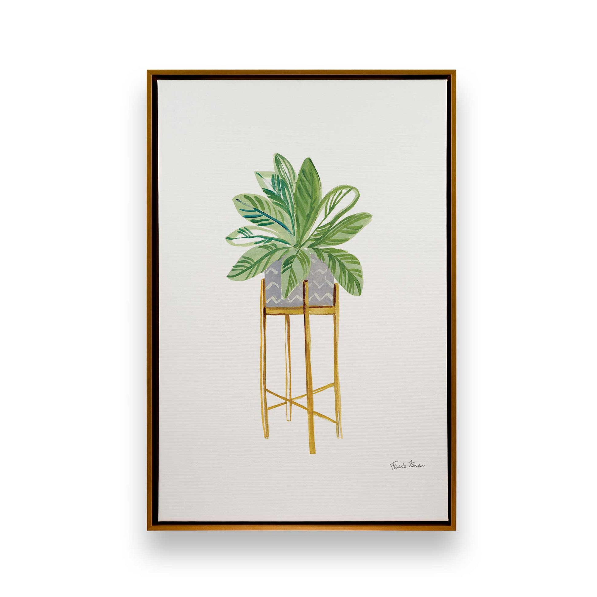 [Color:Polished Gold], Picture of art in a Polished Gold frame
