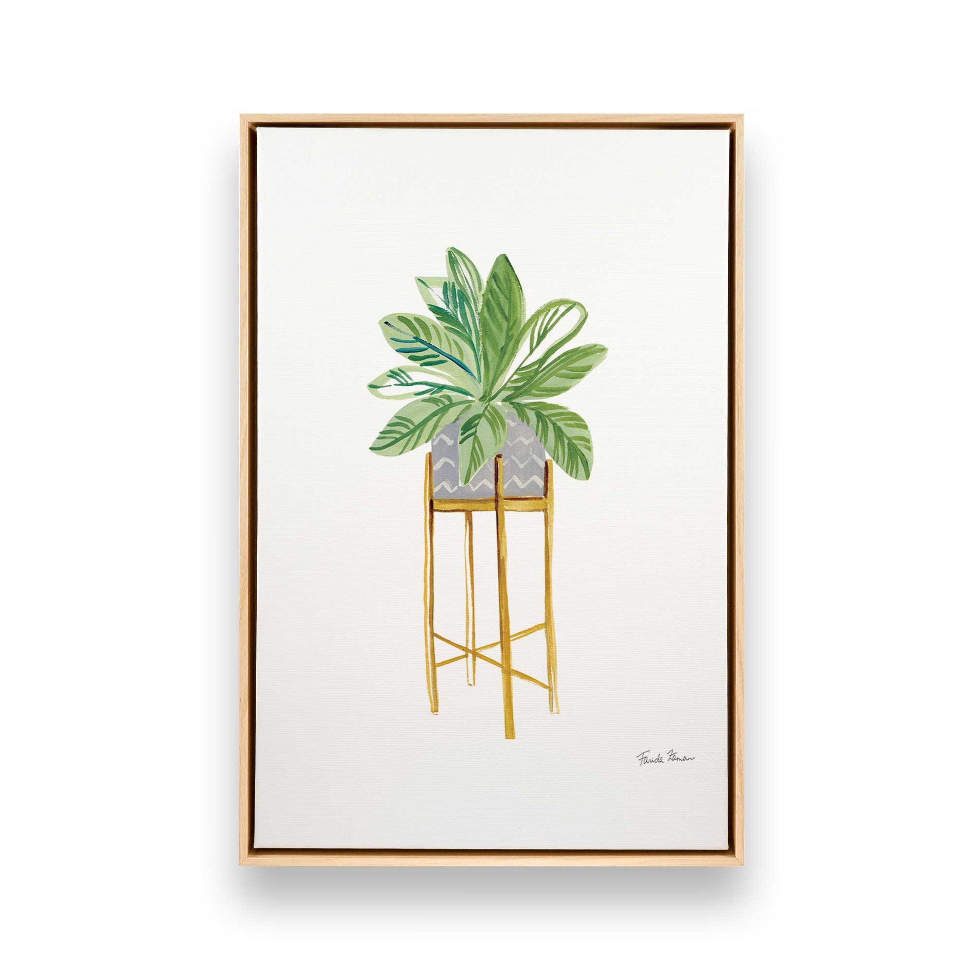 [Color:American Maple], Picture of art in a American Maple frame