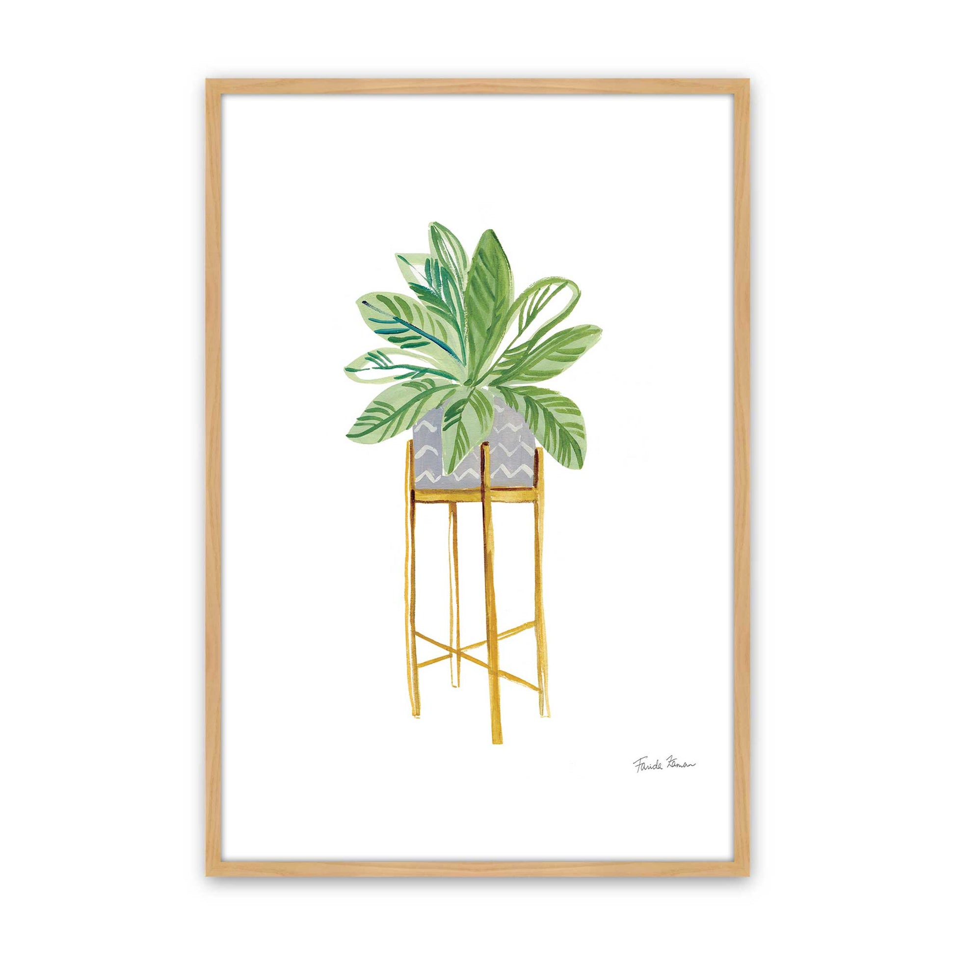 [Color:American Maple], Picture of art in a American Maple frame