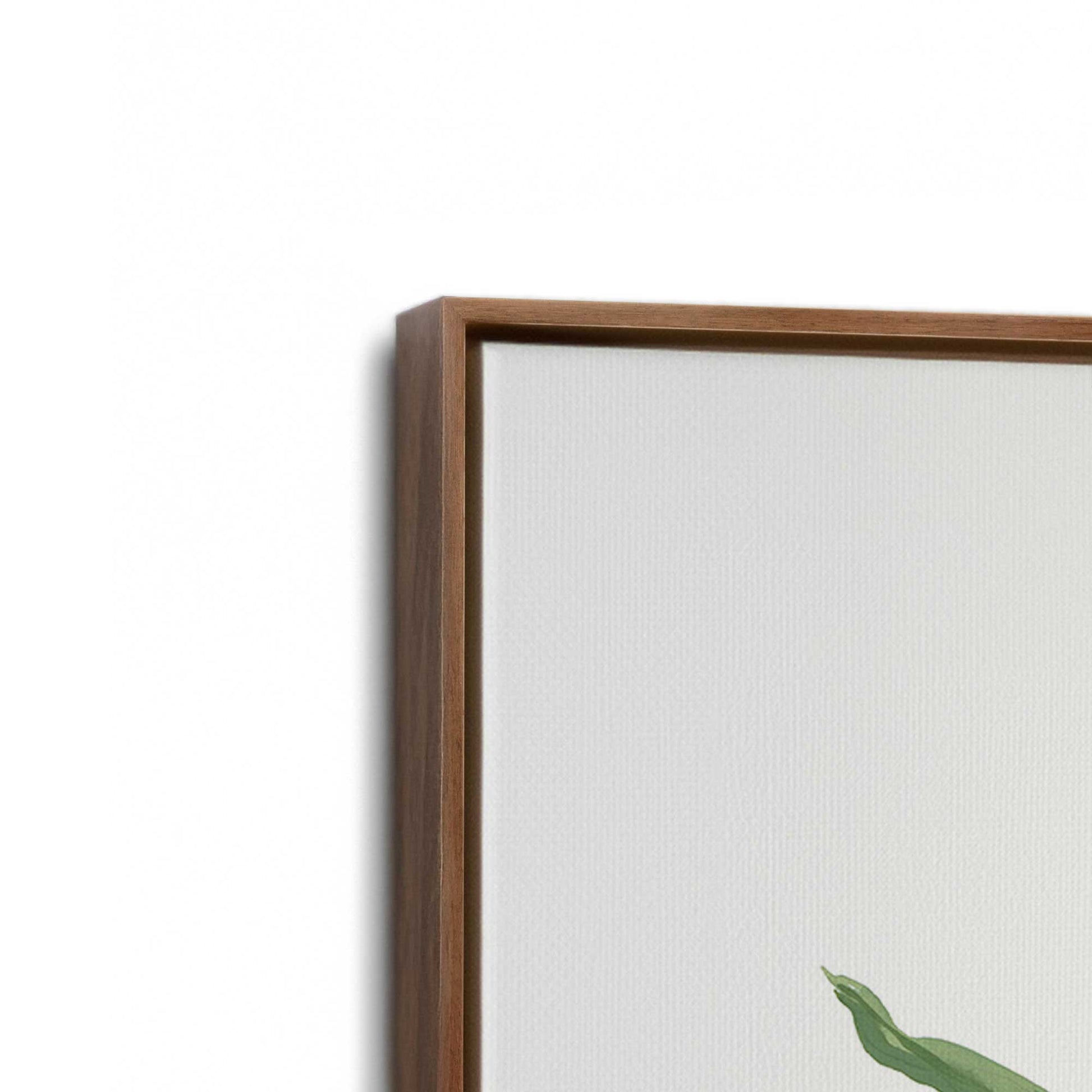 [Color:Walnut], Picture of art in a Walnut frame at an angle