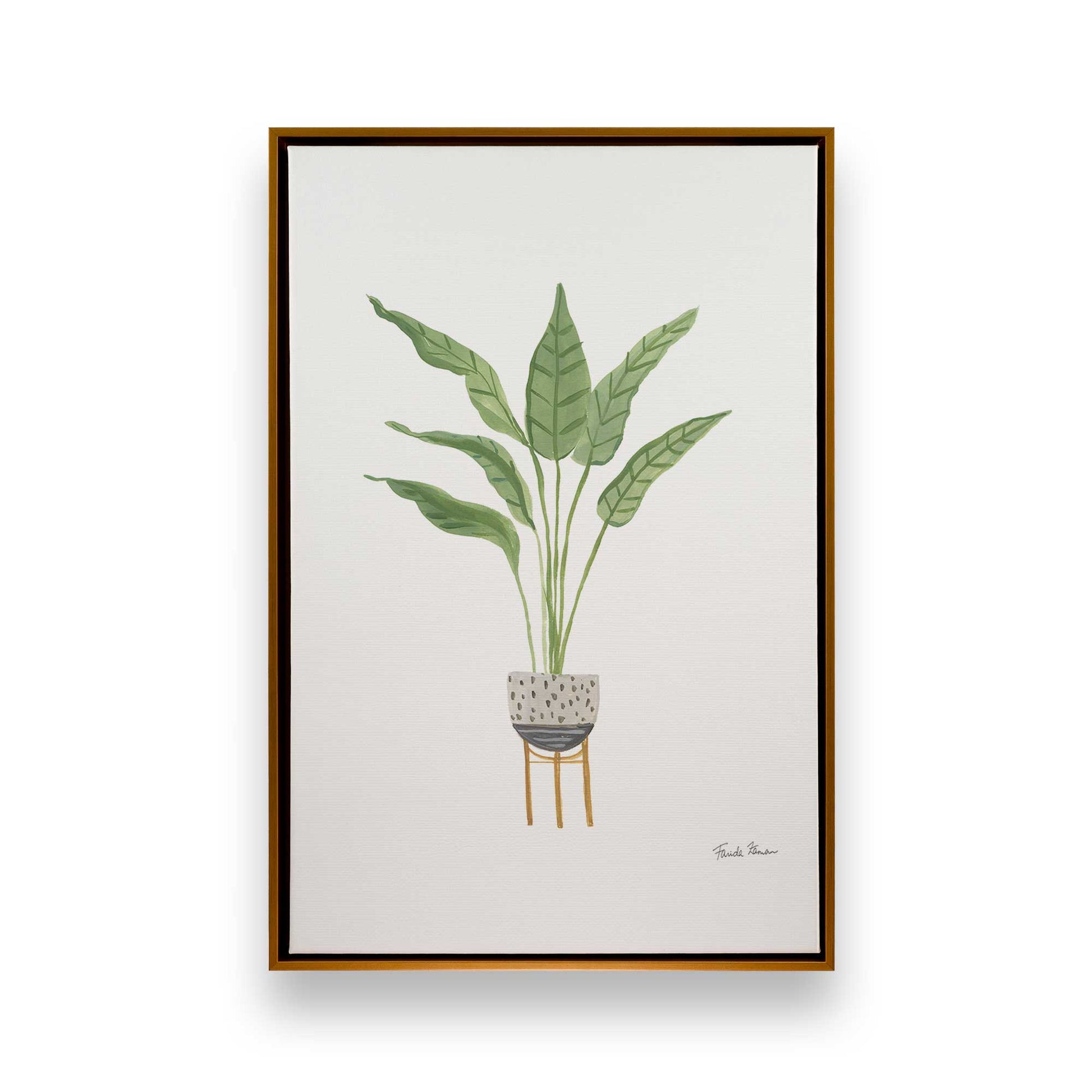 [Color:Polished Gold], Picture of art in a Polished Gold frame
