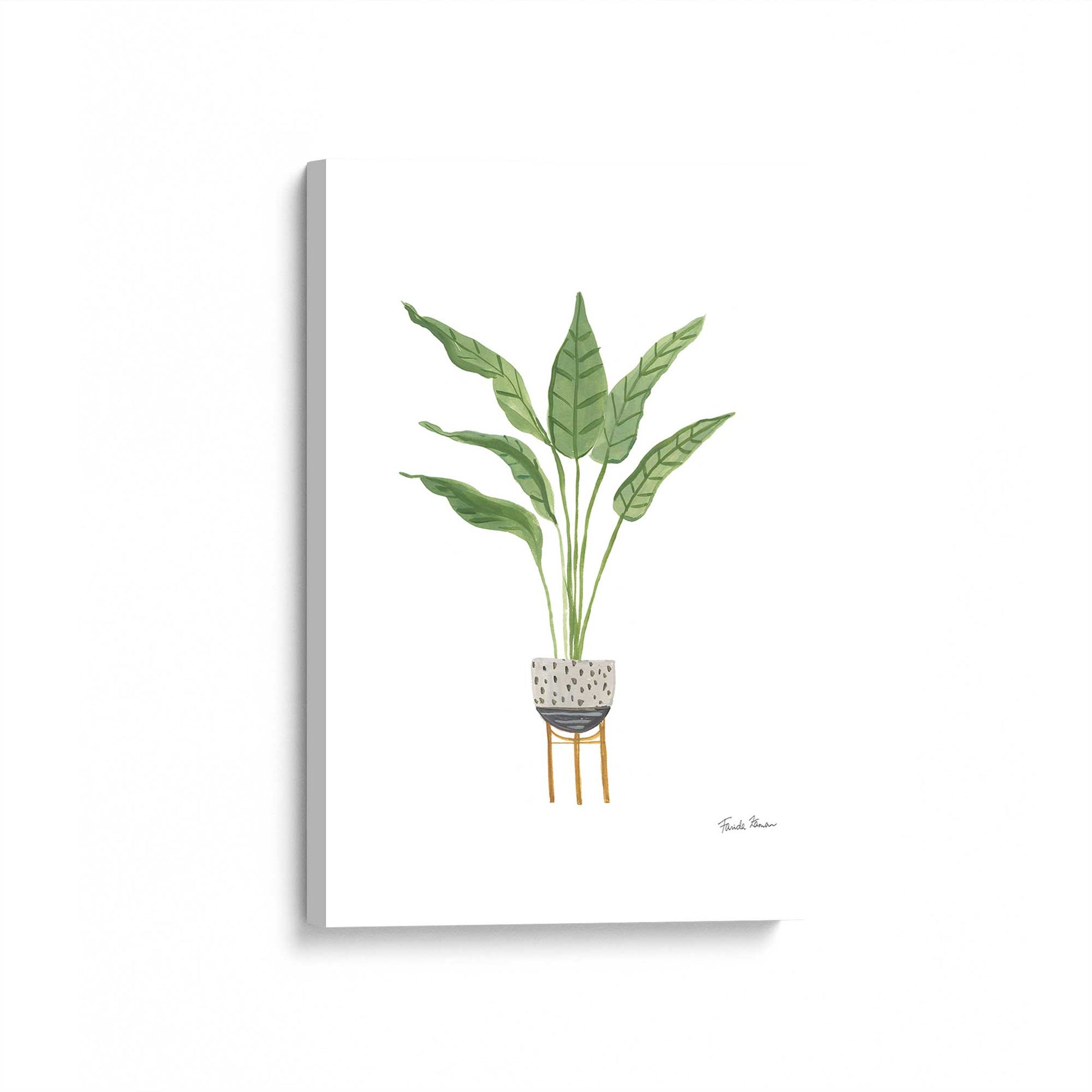 [Color:Stretched Canvas], Picture of art at an angle