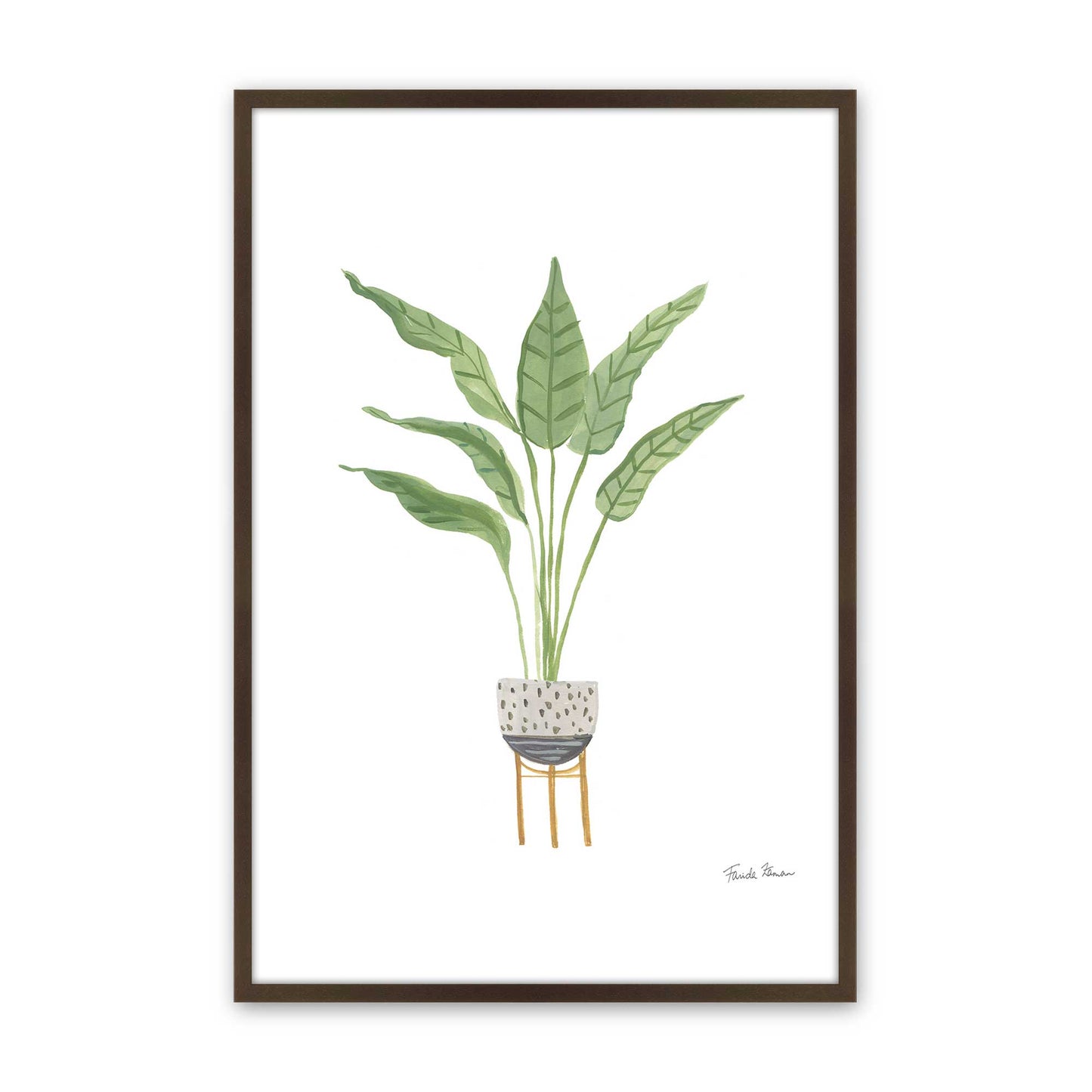 [Color:Belvinder Brown], Picture of art in a Belvinder Brown frame