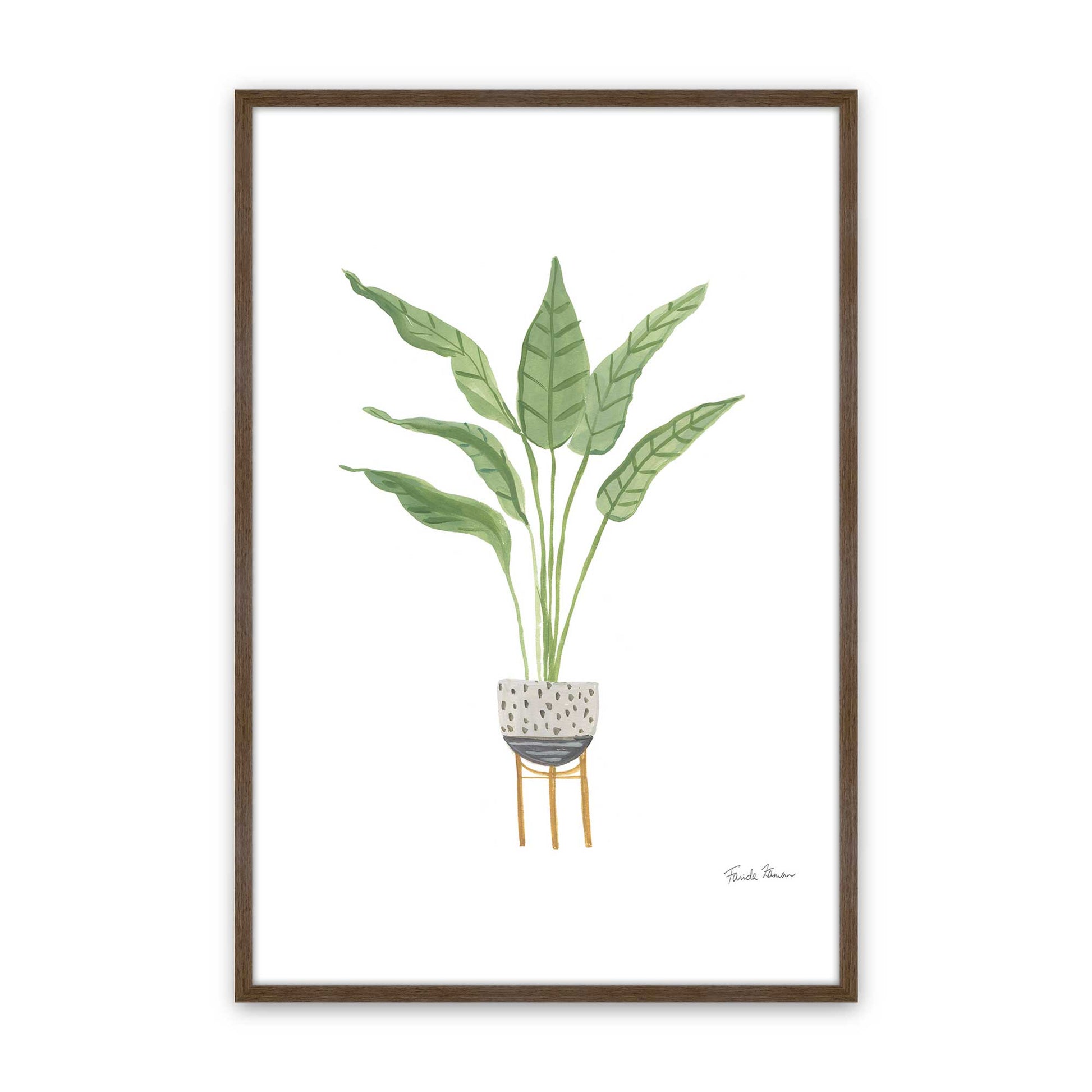 [Color:Walnut], Picture of art in a Walnut frame